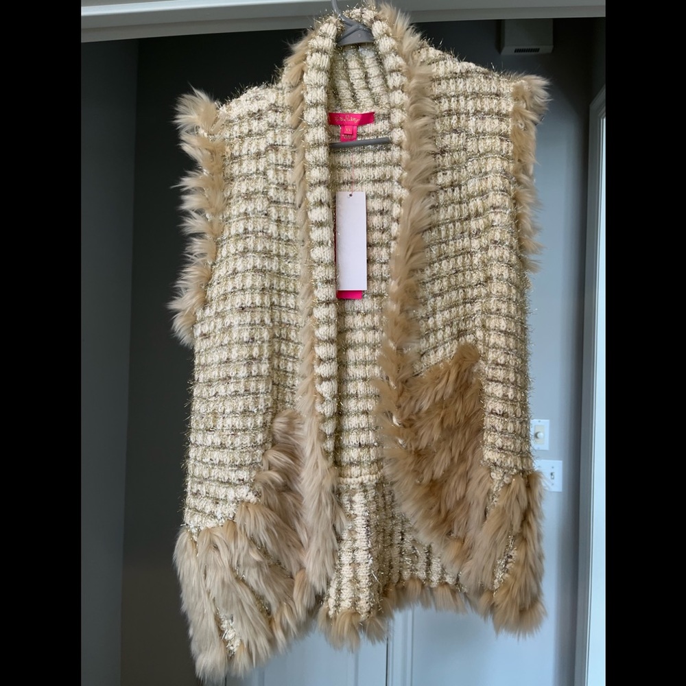 XS metallic party torini sparkle vest